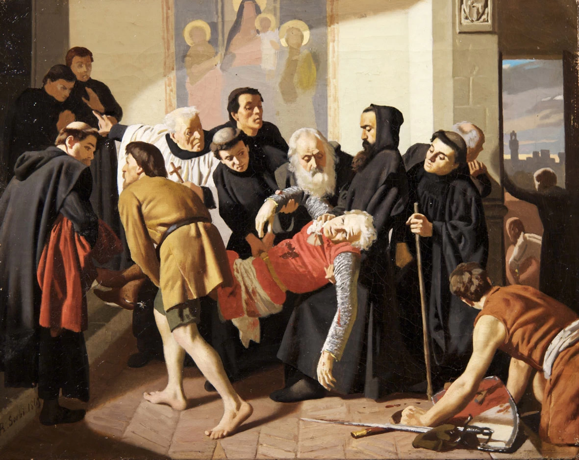 La morte di Corso Donati - Galleria dell'Accademia di Firenze